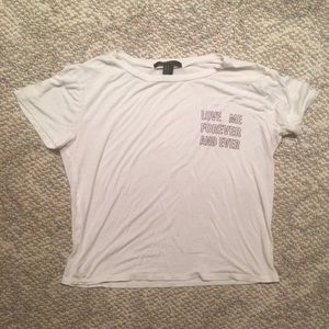 **FREE WHEN BUNDLED** Forever 21 crop t shirt